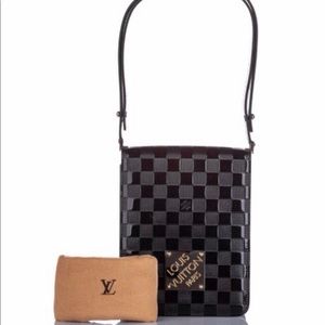 Copy-Damier Vernis Caberet Club Shoulder Tall Bag